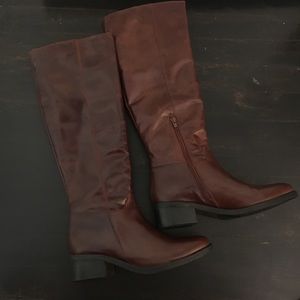 Barney’s Brown Leather Riding Boots